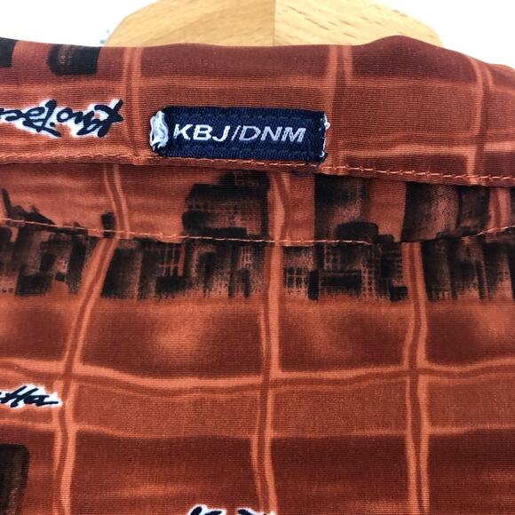 Vintage 90’s Kno Betta Button Up Skyscraper City Shirt - Picture 6 of 6